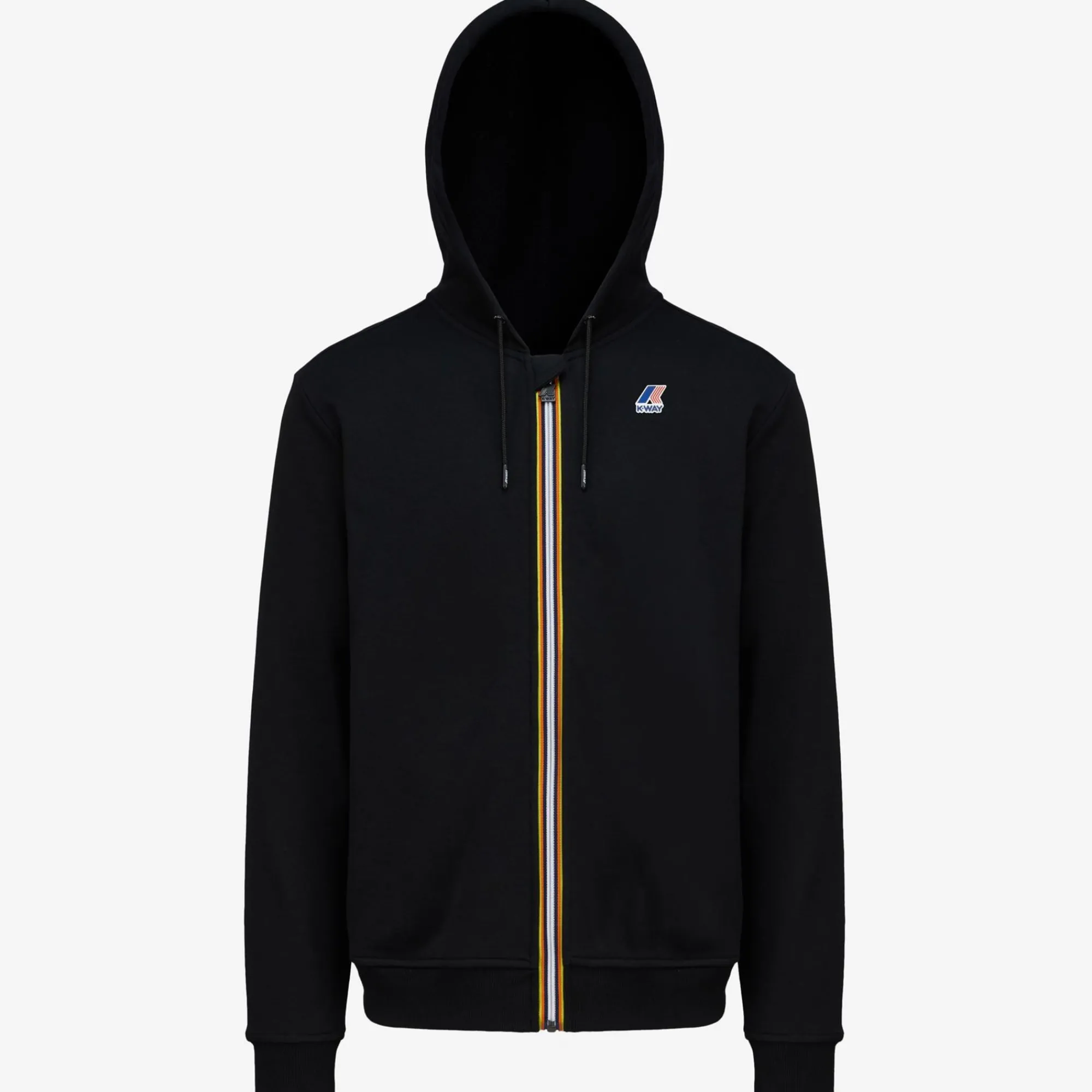 K-WAY Le Vrai Arnel Poly Cotton - Fleece - Jacket - Unisex - Black Pure Flash Sale