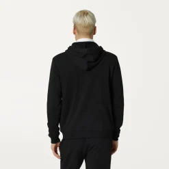 K-WAY Le Vrai Arnel Poly Cotton - Fleece - Jacket - Unisex - Black Pure Flash Sale