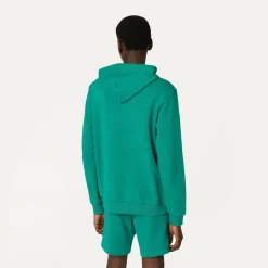 K-WAY Le Vrai Arnel Poly Cotton - Fleece - Jacket - Unisex - Green Shop