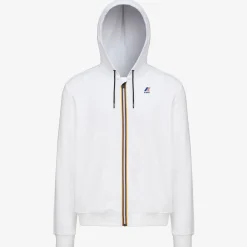 K-WAY Le Vrai Arnel Poly Cotton - Fleece - Jacket - Unisex - White Sale