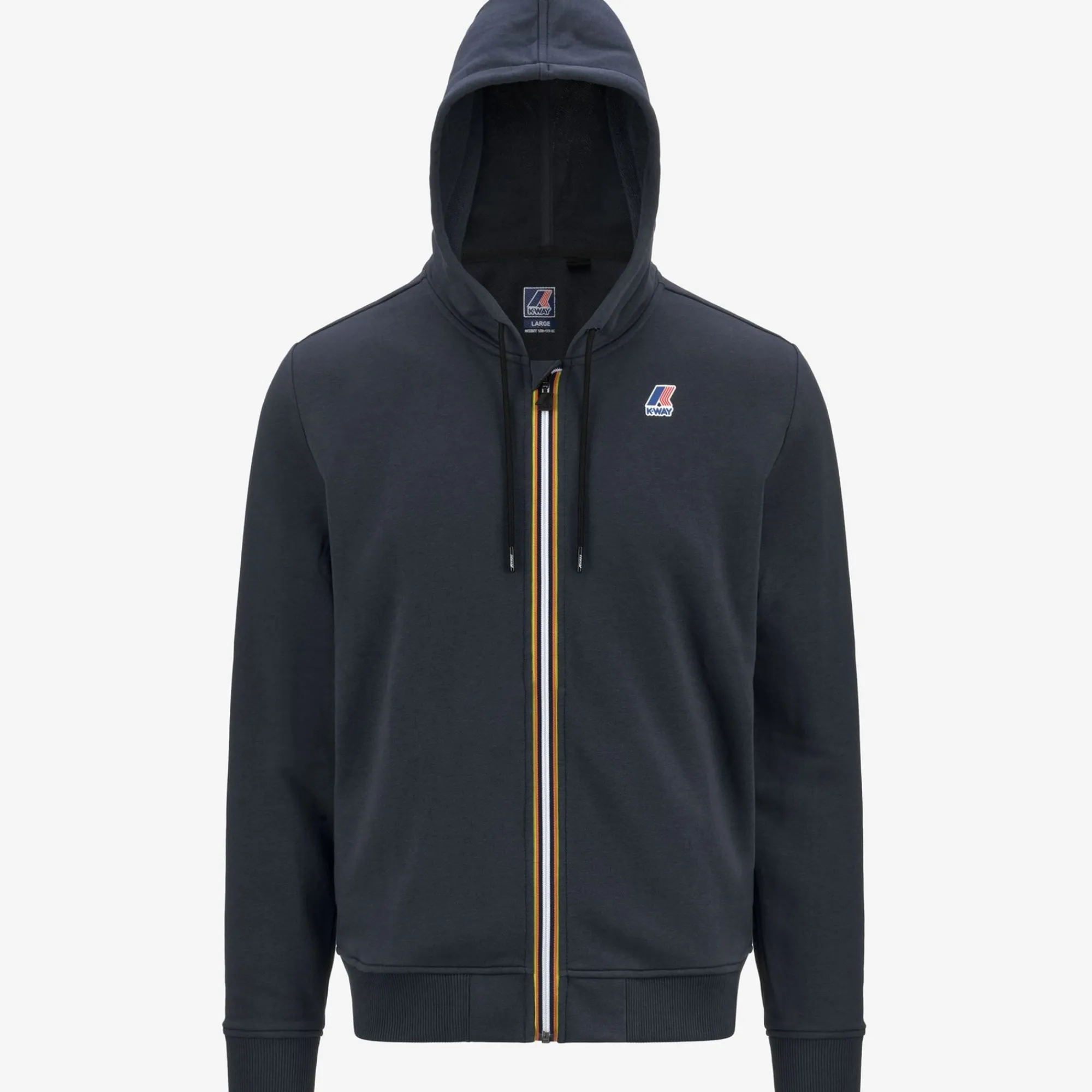 K-WAY Le Vrai Arnel Poly Cotton - Fleece - Jacket - Unisex - Blue Depth Flash Sale