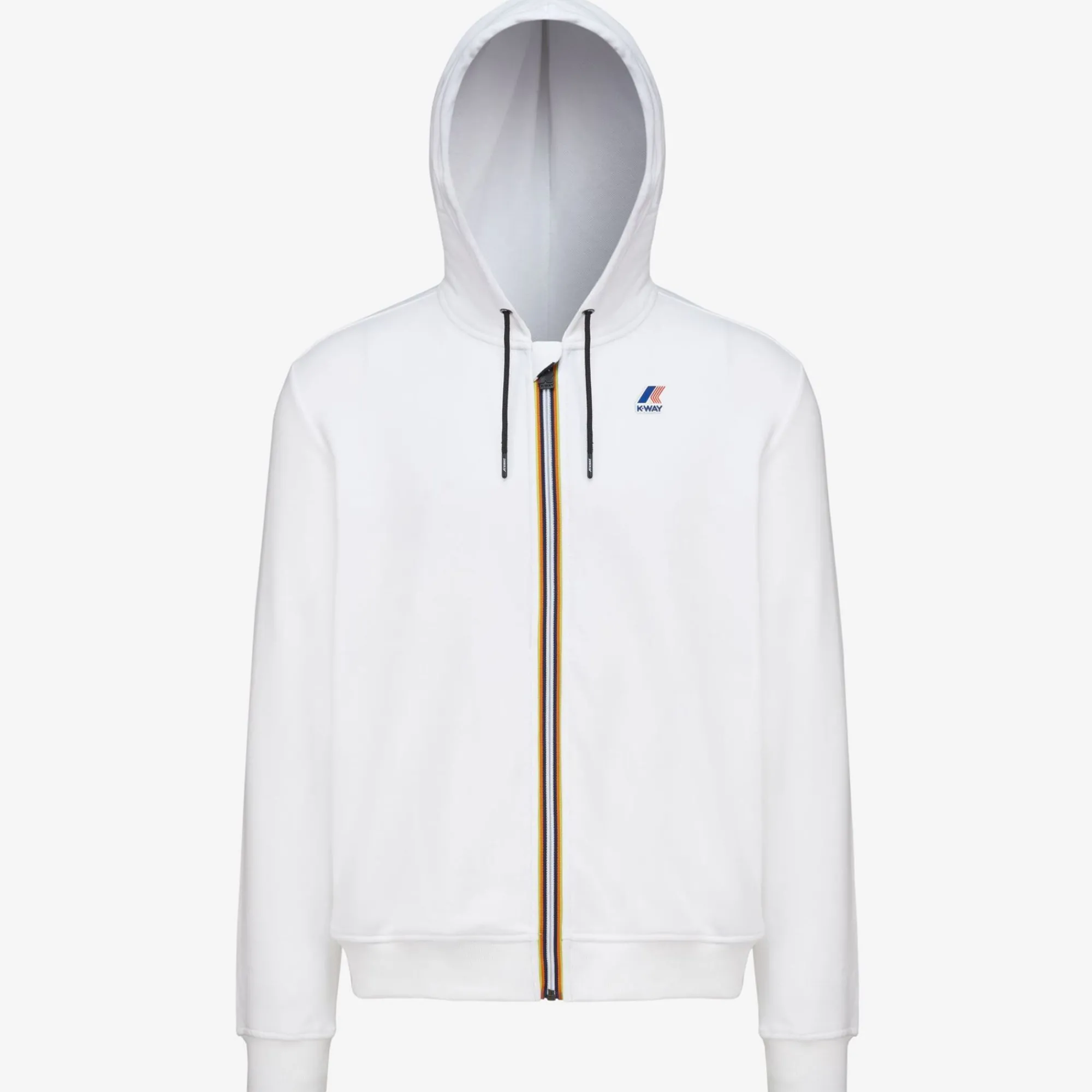 K-WAY Le Vrai Arnel Poly Cotton - Fleece - Jacket - Unisex - White Online