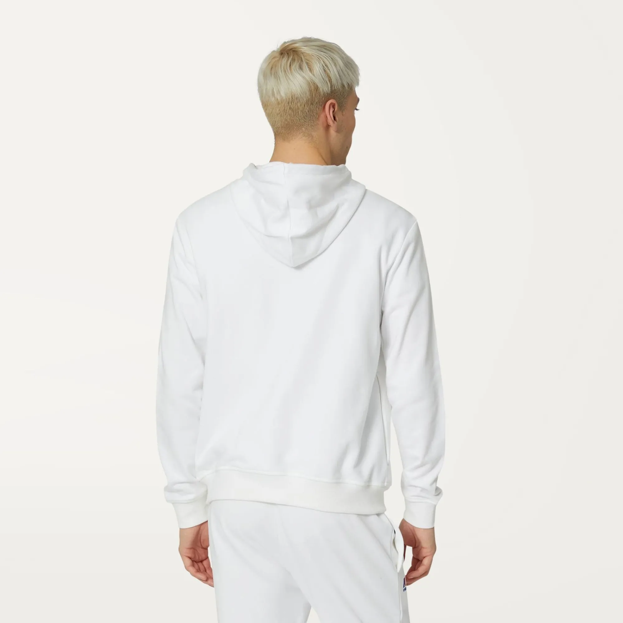 K-WAY Le Vrai Arnel Poly Cotton - Fleece - Jacket - Unisex - White Online