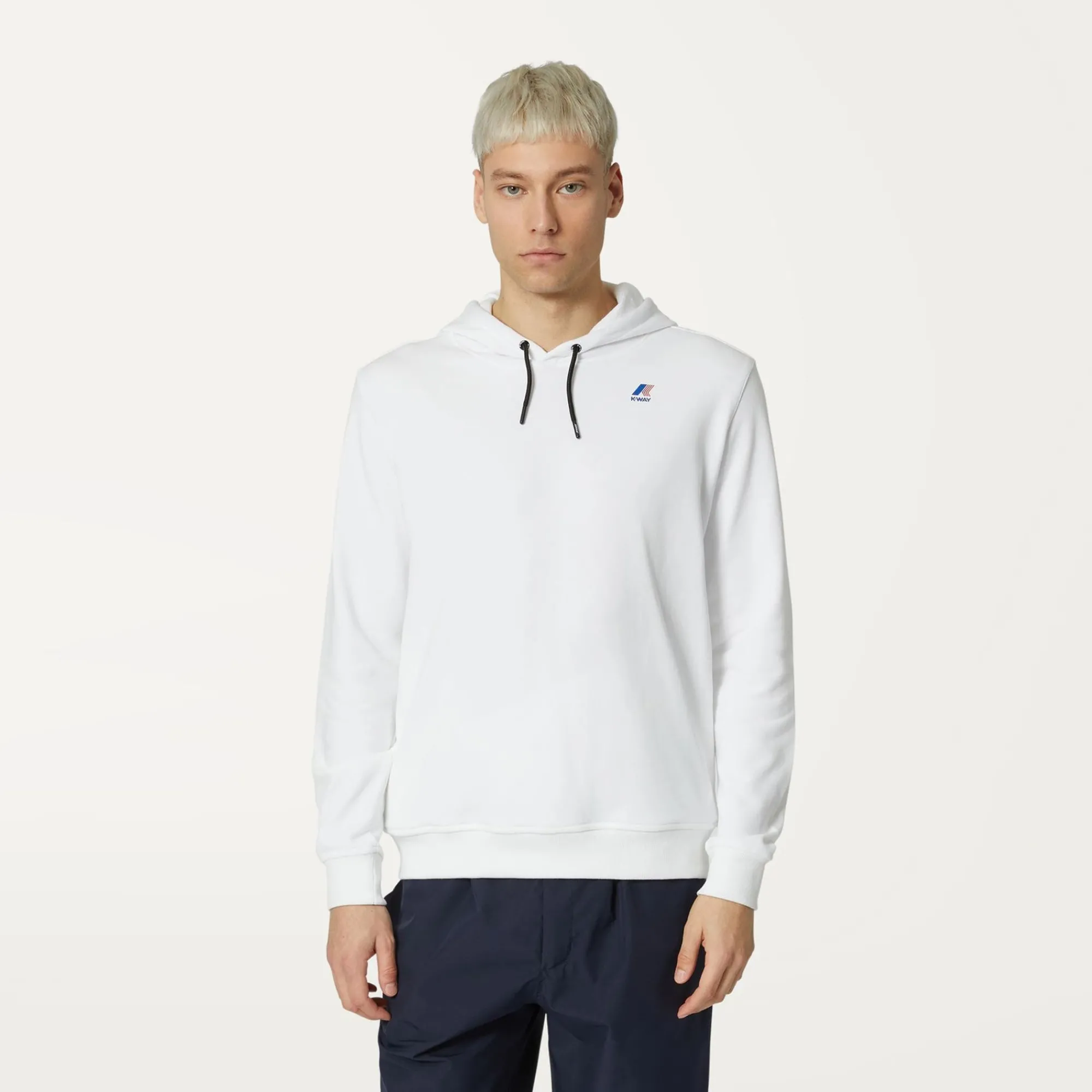 K-WAY Le Vrai Arnette Poly Cotton - Fleece - Jumper - Unisex - White Outlet