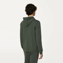 K-WAY Le Vrai Arnette Poly Cotton - Fleece - Jumper - Unisex - Green Blackish Sale