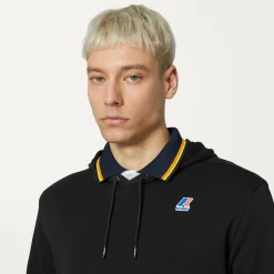 K-WAY Le Vrai Arnette Poly Cotton - Fleece - Jumper - Unisex - Black Pure Discount