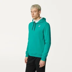 K-WAY Le Vrai Arnette Poly Cotton - Fleece - Jumper - Unisex - Green Flash Sale