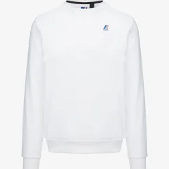 K-WAY Le Vrai Auguste Poly Cotton - Fleece - Jumper - Unisex - White Hot