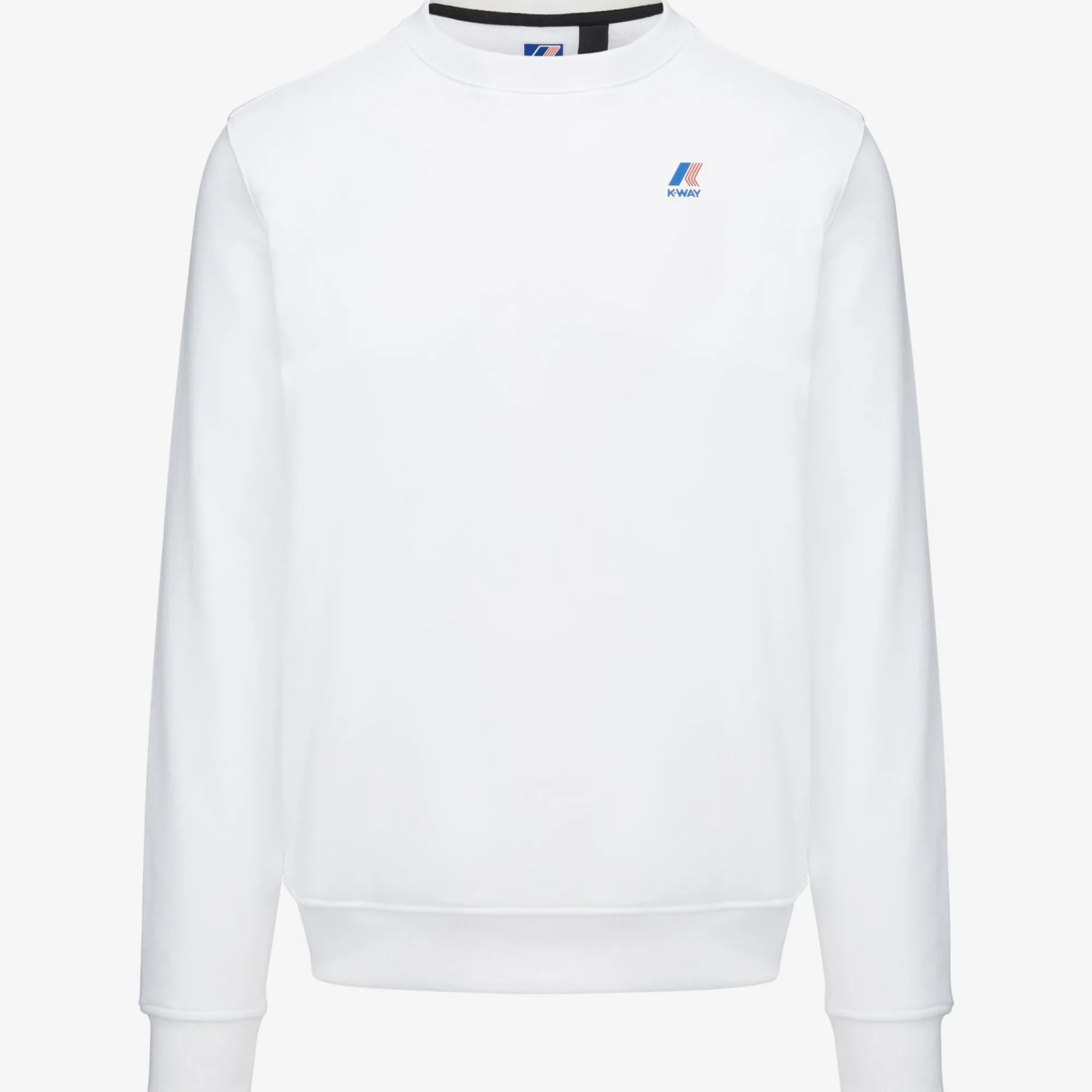 K-WAY Le Vrai Auguste Poly Cotton - Fleece - Jumper - Unisex - White Hot