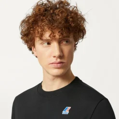 K-WAY Le Vrai Auguste Poly Cotton - Fleece - Jumper - Unisex - Black Pure Online