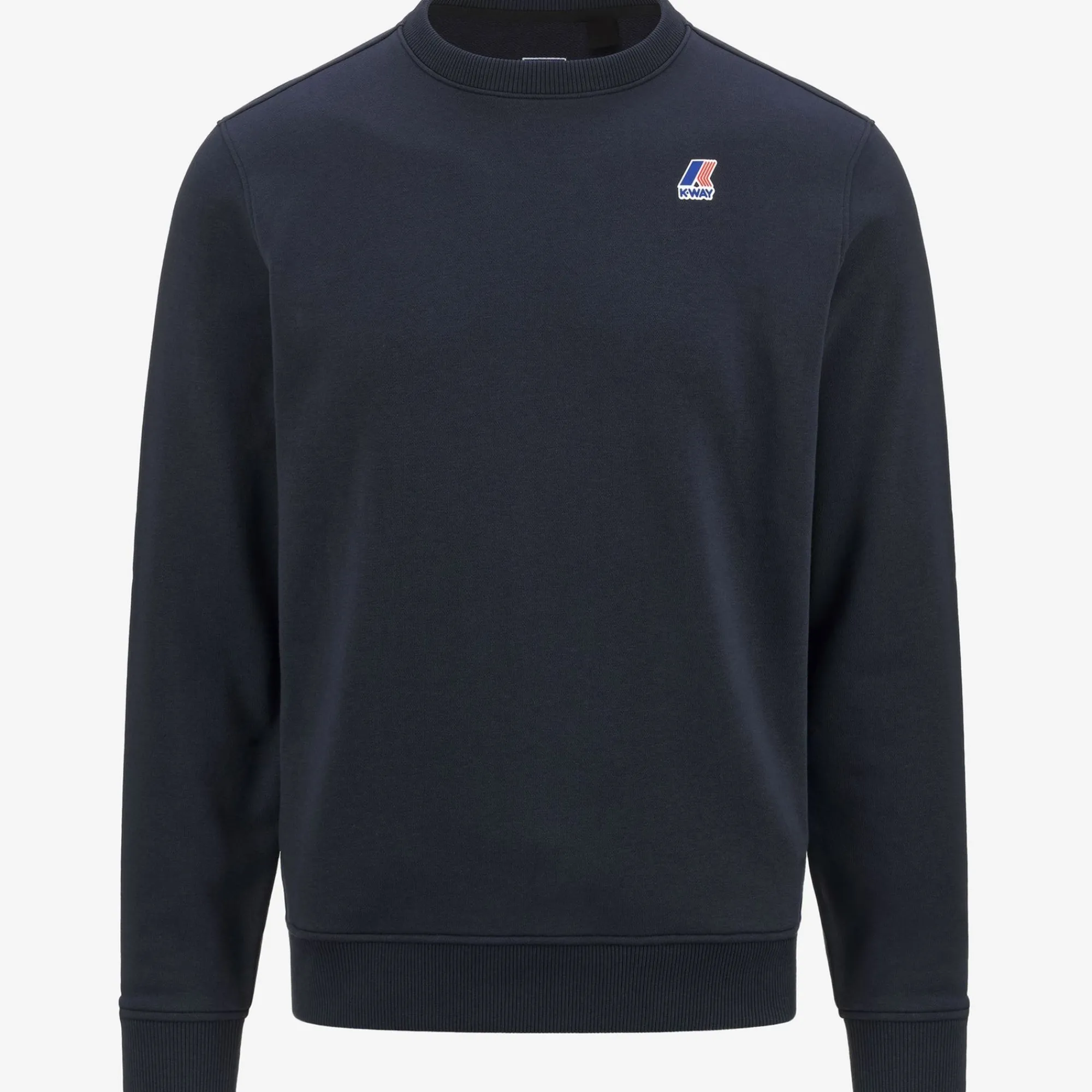 K-WAY Le Vrai Auguste Poly Cotton - Fleece - Jumper - Unisex - Blue Depth Discount