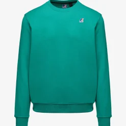 K-WAY Le Vrai Auguste Poly Cotton - Fleece - Jumper - Unisex - Green Hot