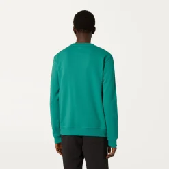 K-WAY Le Vrai Auguste Poly Cotton - Fleece - Jumper - Unisex - Green Hot