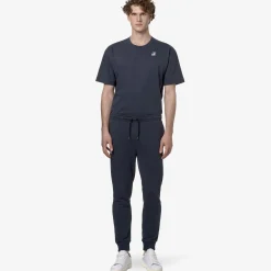 K-WAY Le Vrai Bishop Poly Cotton - Pants - Sport Trousers - Unisex - Blue Depth Store