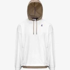 K-WAY Le Vrai Donatien Nylon Pc - Fleece - Jumper - Unisex - White-Beige Taupe Outlet