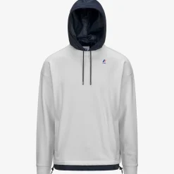 K-WAY Le Vrai Donatien Nylon Pc - Fleece - Jumper - Unisex - Grey Lt-Blue Depth Best Sale