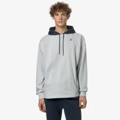 K-WAY Le Vrai Donatien Nylon Pc - Fleece - Jumper - Unisex - Grey Lt-Blue Depth Best Sale