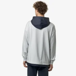 K-WAY Le Vrai Donatien Nylon Pc - Fleece - Jumper - Unisex - Grey Lt-Blue Depth Best Sale