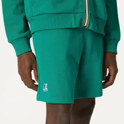 K-WAY Le Vrai Dorian Poly Cotton - Shorts - Sportshorts - Unisex - Green Cheap