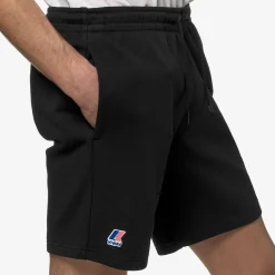 K-WAY Le Vrai Dorian Poly Cotton - Shorts - Sportshorts - Unisex - Black Pure Cheap