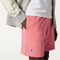 K-WAY Le Vrai Dorian Poly Cotton - Shorts - Sportshorts - Unisex - Pink Md Outlet