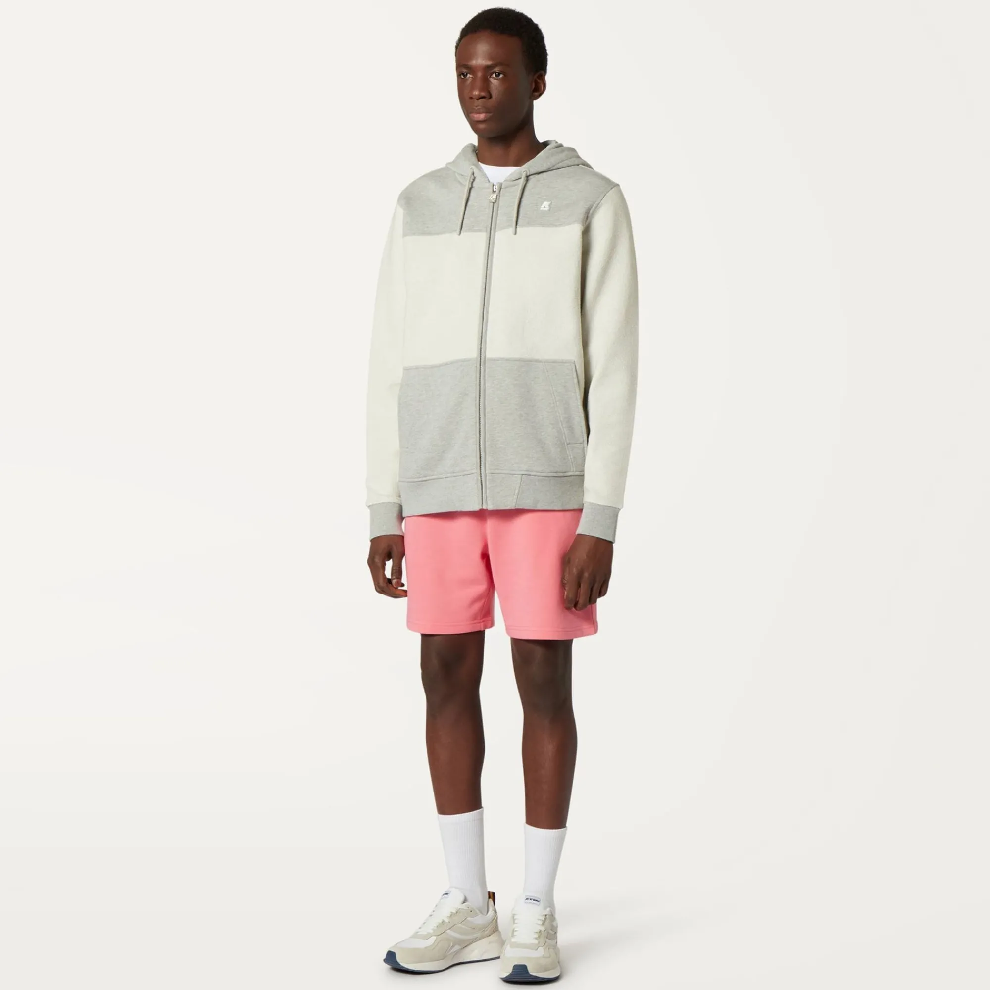 K-WAY Le Vrai Dorian Poly Cotton - Shorts - Sportshorts - Unisex - Pink Md Outlet