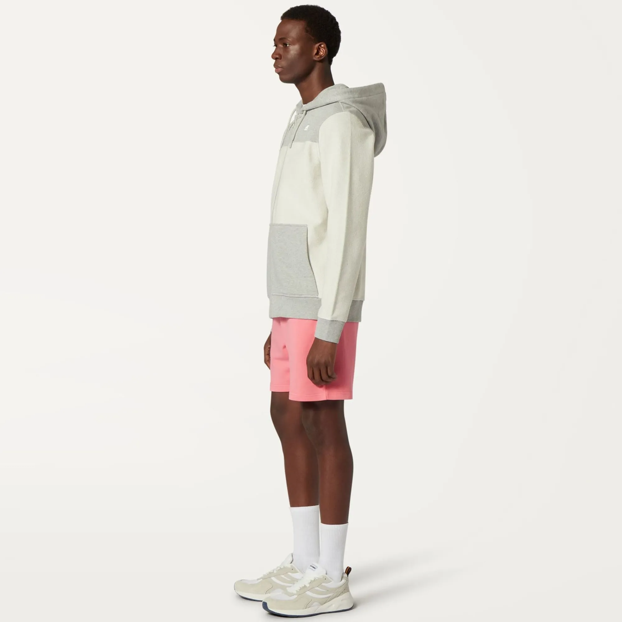 K-WAY Le Vrai Dorian Poly Cotton - Shorts - Sportshorts - Unisex - Pink Md Outlet