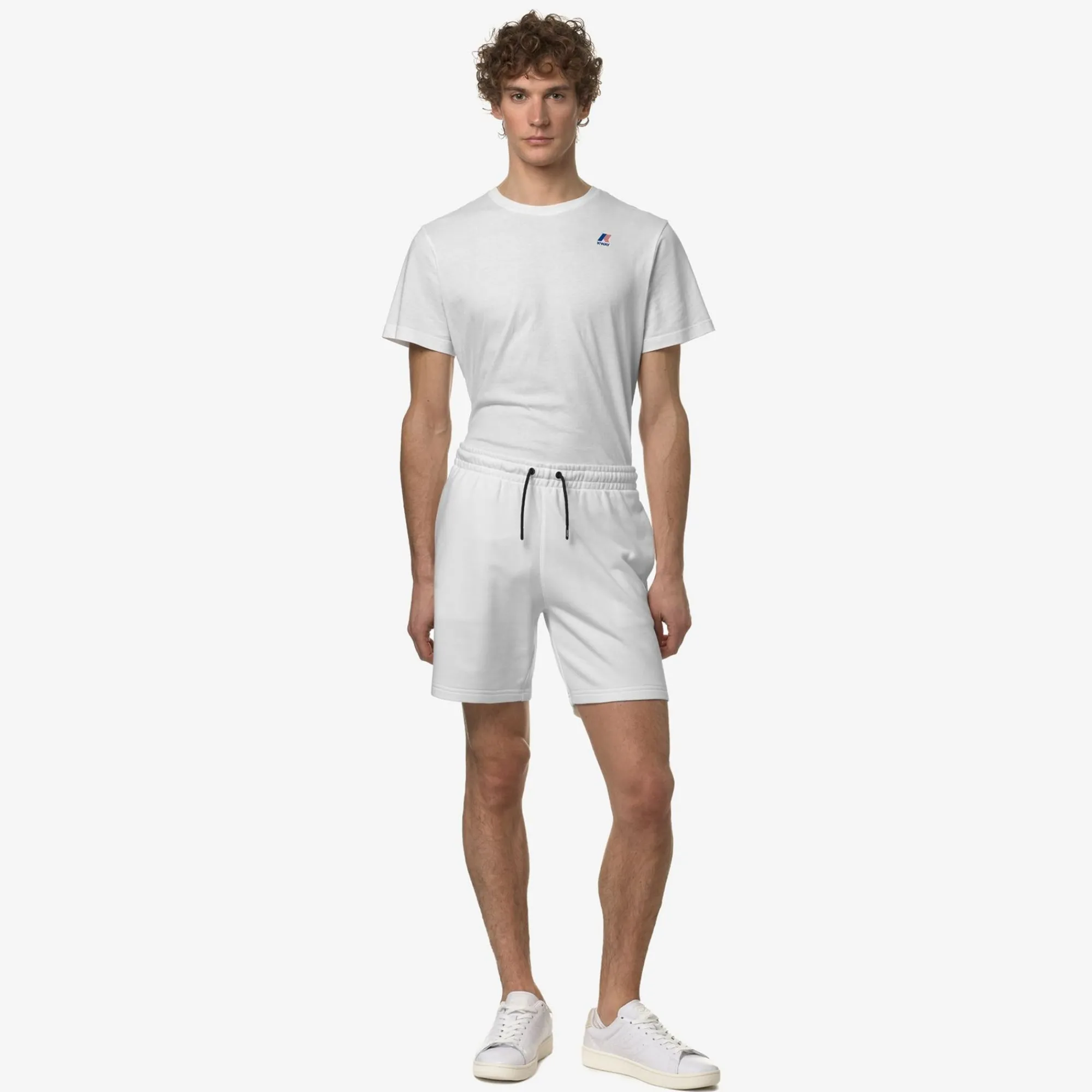 K-WAY Le Vrai Dorian Poly Cotton - Shorts - Sportshorts - Unisex - White Store