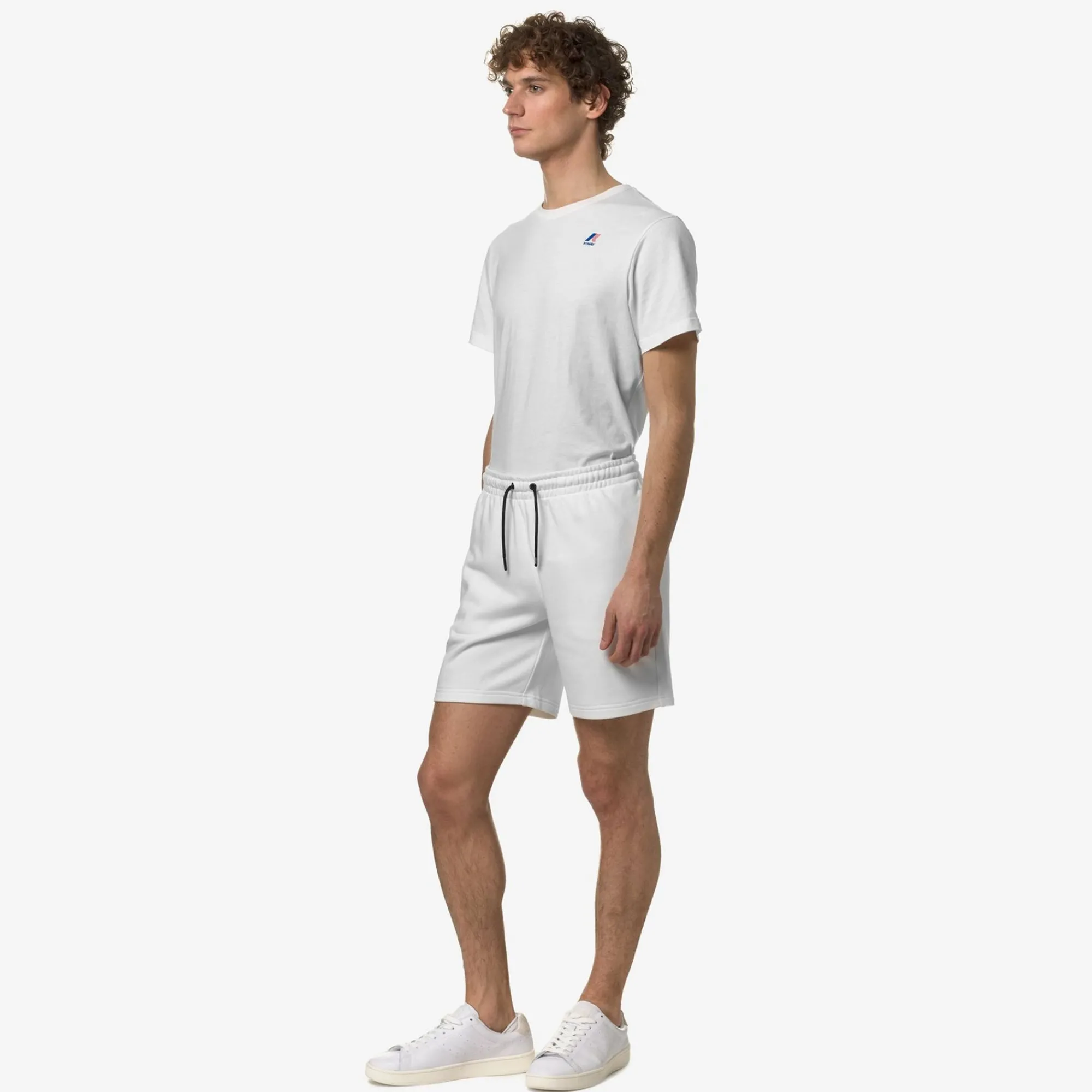 K-WAY Le Vrai Dorian Poly Cotton - Shorts - Sportshorts - Unisex - White Store