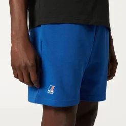 K-WAY Le Vrai Dorian Poly Cotton - Shorts - Sportshorts - Unisex - Blue Royal Marine Sale
