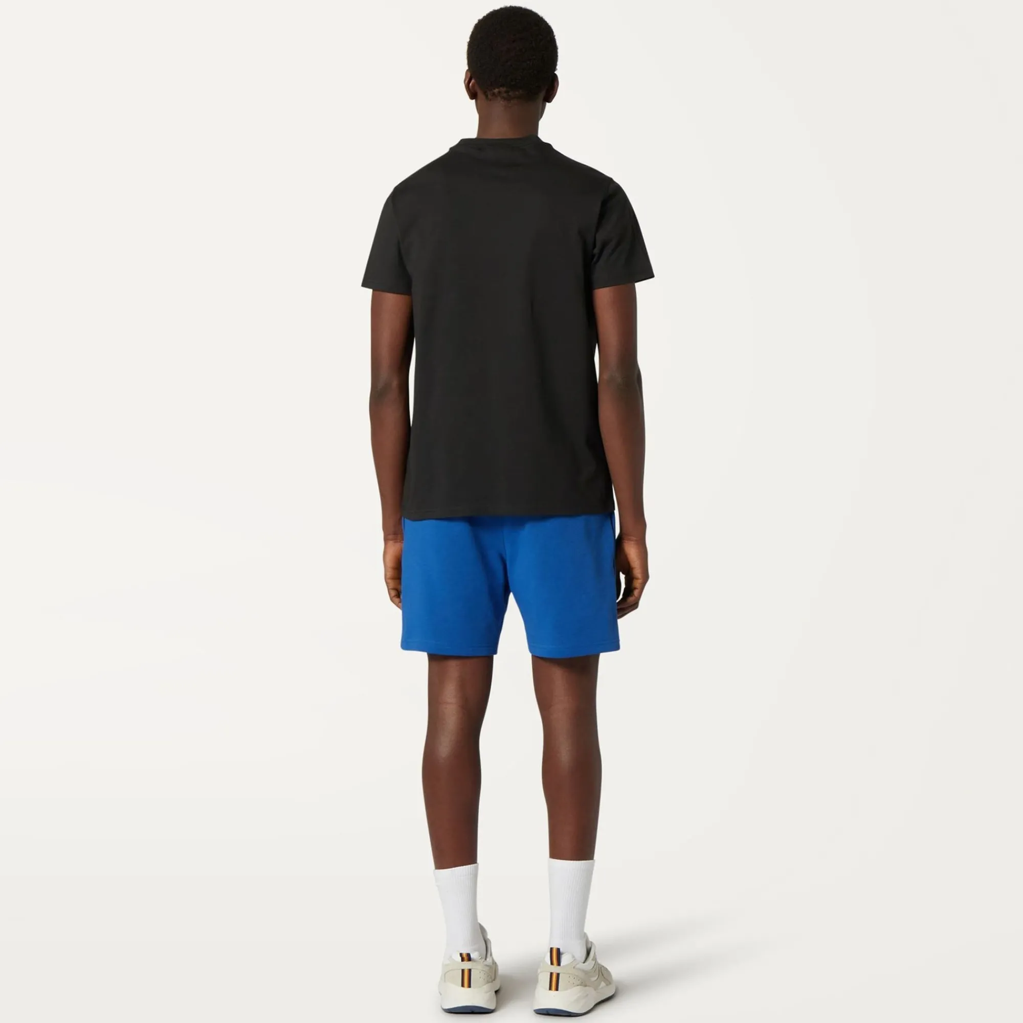 K-WAY Le Vrai Dorian Poly Cotton - Shorts - Sportshorts - Unisex - Blue Royal Marine Sale