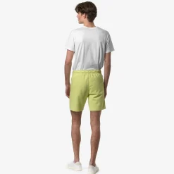 K-WAY Le Vrai Dorian Poly Cotton - Shorts - Sportshorts - Unisex - Green Celery Discount
