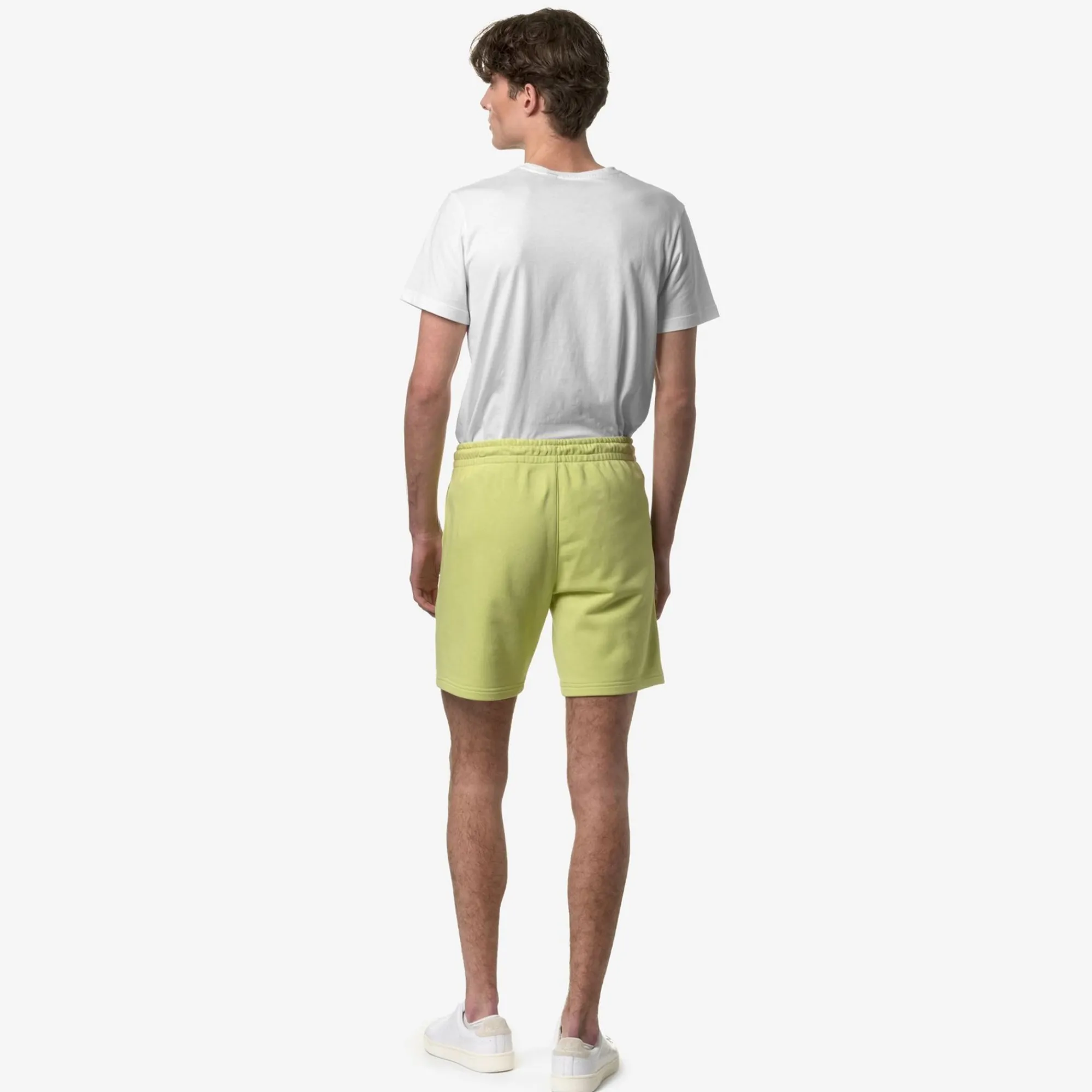 K-WAY Le Vrai Dorian Poly Cotton - Shorts - Sportshorts - Unisex - Green Celery Discount