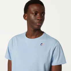 K-WAY Le Vrai Edouard - T-Shirtstop - T-Shirt - Unisex - Azure Lt Marine Online