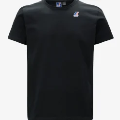 K-WAY Le Vrai Edouard - T-Shirtstop - T-Shirt - Unisex - Black Pure Outlet