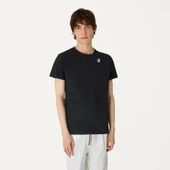 K-WAY Le Vrai Edouard - T-Shirtstop - T-Shirt - Unisex - Black Pure Outlet