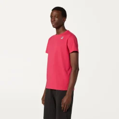 K-WAY Le Vrai Edouard - T-Shirtstop - T-Shirt - Unisex - Red Berry Discount