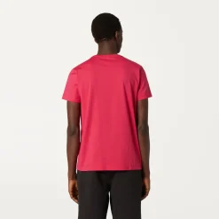 K-WAY Le Vrai Edouard - T-Shirtstop - T-Shirt - Unisex - Red Berry Discount