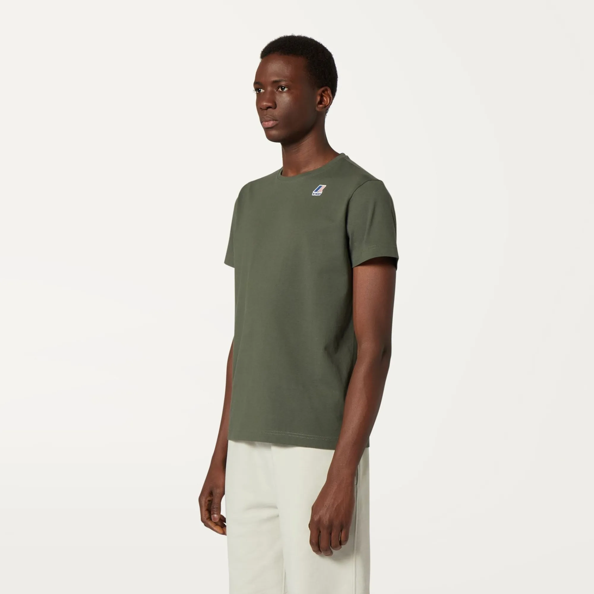 K-WAY Le Vrai Edouard - T-Shirtstop - T-Shirt - Unisex - Green Blackish Store