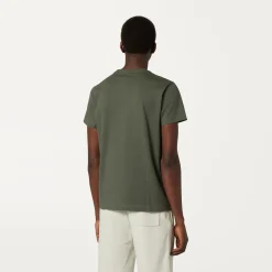 K-WAY Le Vrai Edouard - T-Shirtstop - T-Shirt - Unisex - Green Blackish Store