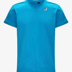 K-WAY Le Vrai Edouard - T-Shirtstop - T-Shirt - Unisex - Turquoise Dk Best