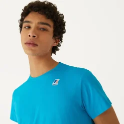 K-WAY Le Vrai Edouard - T-Shirtstop - T-Shirt - Unisex - Turquoise Dk Best