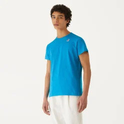 K-WAY Le Vrai Edouard - T-Shirtstop - T-Shirt - Unisex - Turquoise Dk Best