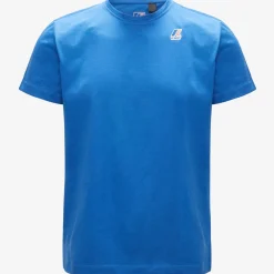 K-WAY Le Vrai Edouard - T-Shirtstop - T-Shirt - Unisex - Blue Royal Marine Outlet