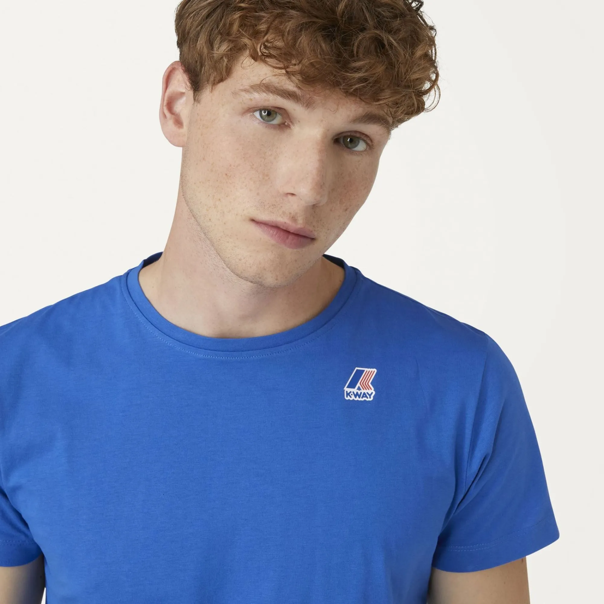 K-WAY Le Vrai Edouard - T-Shirtstop - T-Shirt - Unisex - Blue Royal Marine Outlet