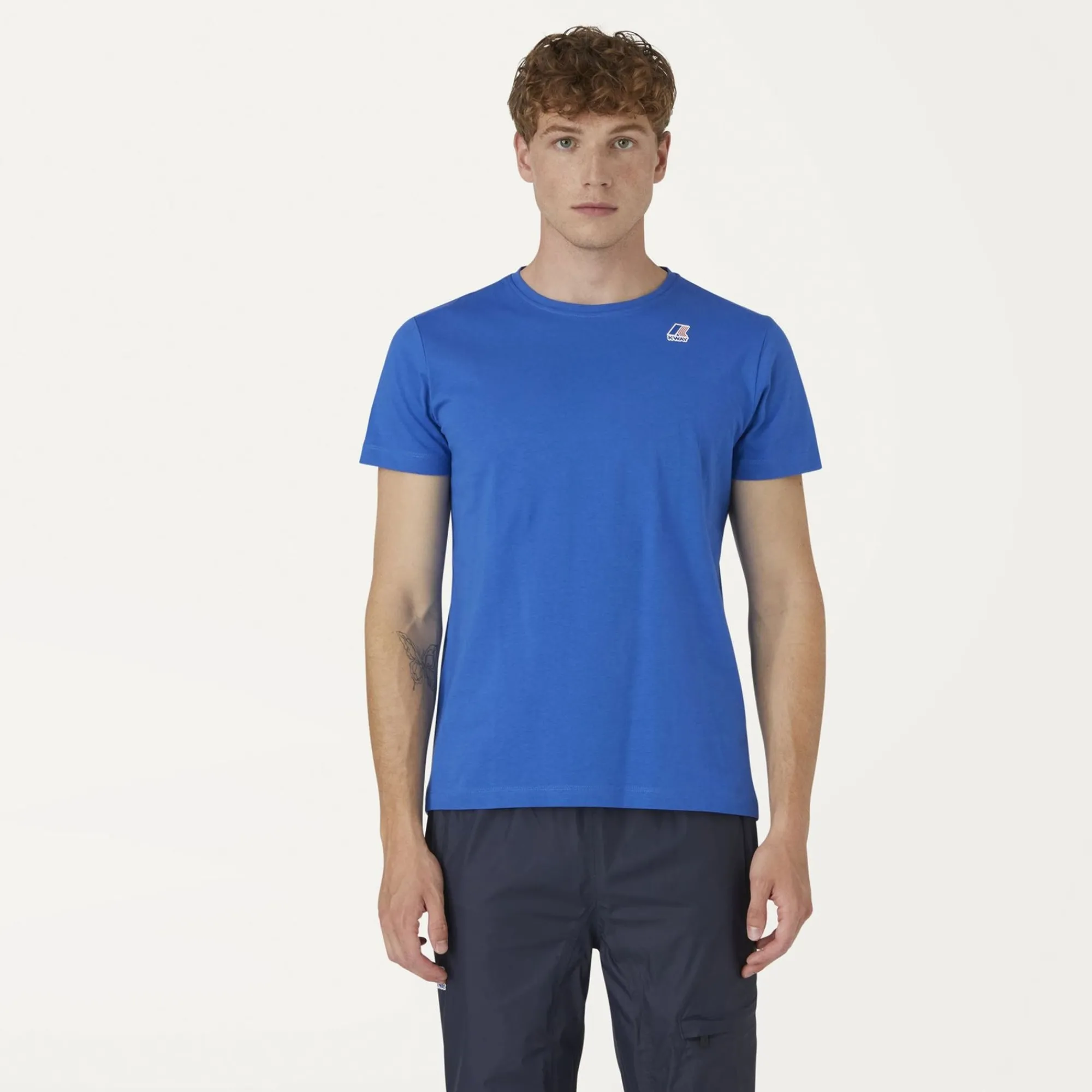 K-WAY Le Vrai Edouard - T-Shirtstop - T-Shirt - Unisex - Blue Royal Marine Outlet