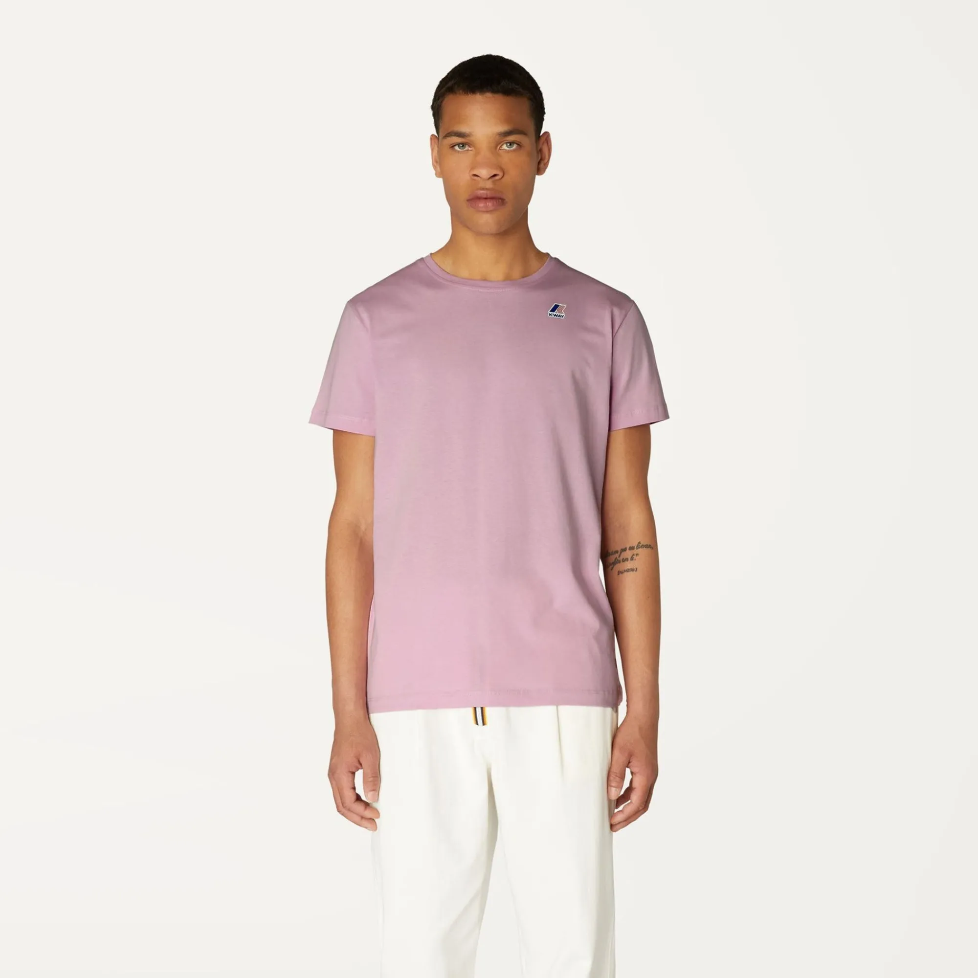 K-WAY Le Vrai Edouard - T-Shirtstop - T-Shirt - Unisex - Pink Lavender Sale