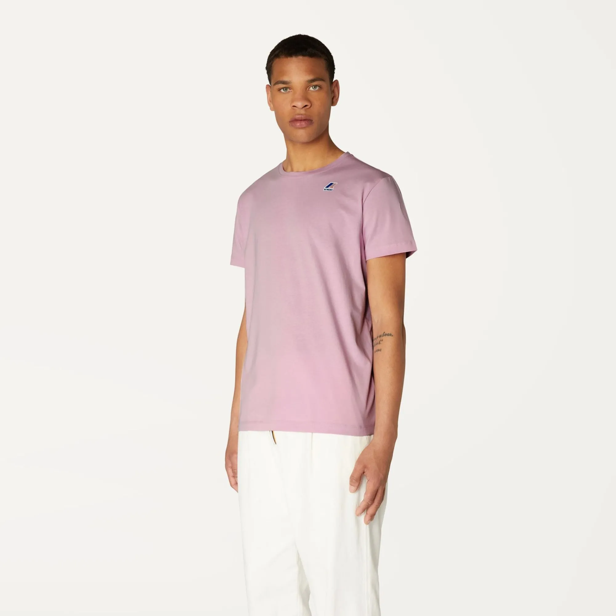 K-WAY Le Vrai Edouard - T-Shirtstop - T-Shirt - Unisex - Pink Lavender Sale
