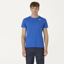K-WAY Le Vrai Edouard - T-Shirtstop - T-Shirt - Unisex - Blue Royal Marine New