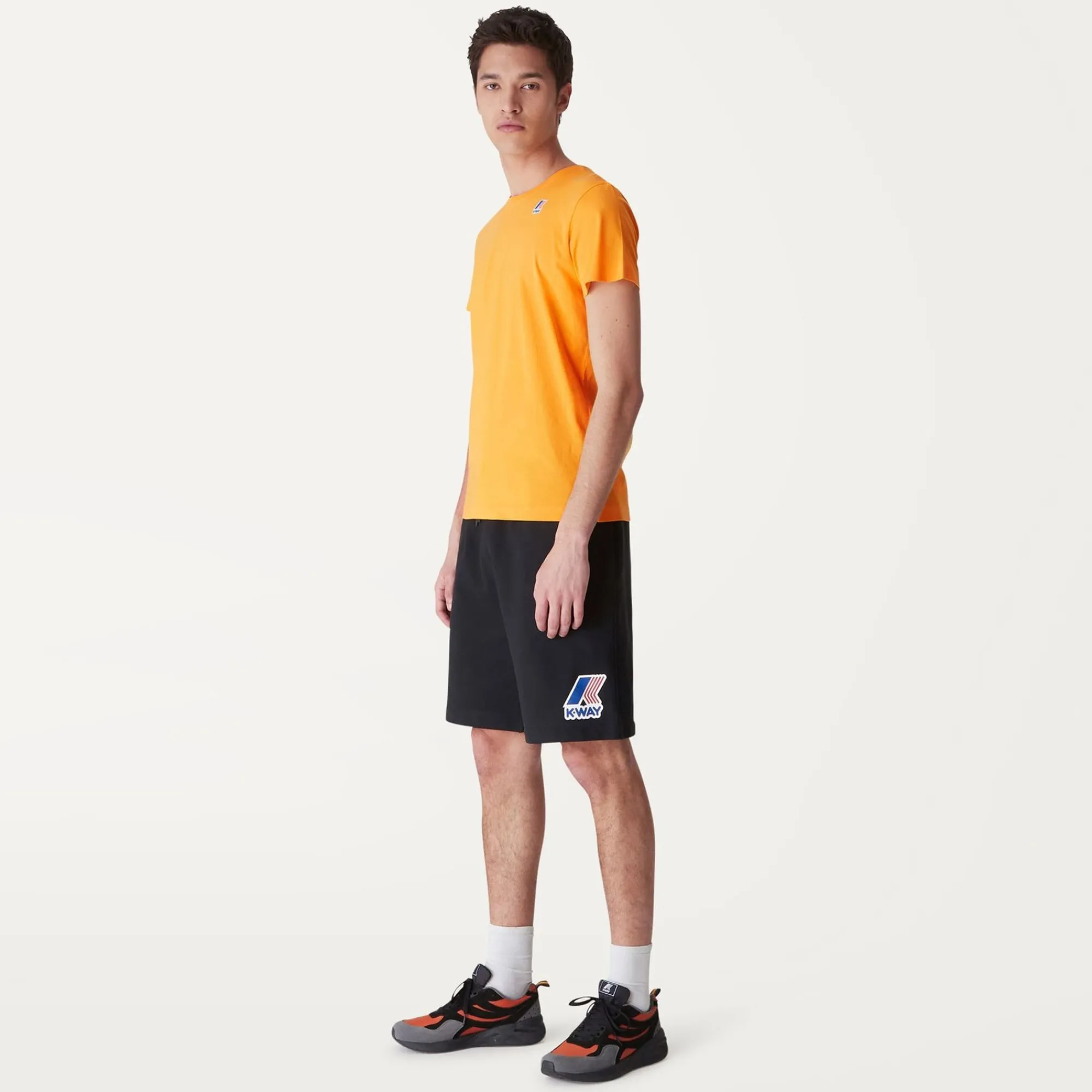 K-WAY Le Vrai Edouard - T-Shirtstop - T-Shirt - Unisex - Orange Saffron New